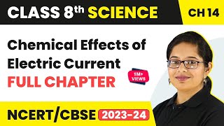 Chemical Effects of Electric Current Full Chapter Class 8 Science  NCERT Science Class 8 Chapter 14 [upl. by Dianthe]