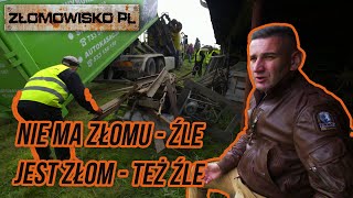 ROZTERKI STALOWEGO NA ROBOCIE 😂  Złomowisko PL [upl. by Westley]