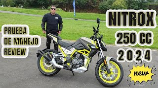 NUEVA NITROX 250CC T3 2024 VENTO  Review Prueba de manejo  Análisis [upl. by Furnary]