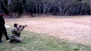 Test Firing ML40AUS on EF88 Assault Rifle [upl. by Aubine848]