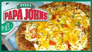 Papa Johns Bacon Cheeseburger Pizza with PICKLES [upl. by Ewan387]