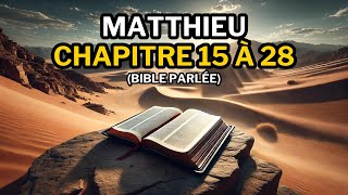 Évangile Selon Matthieu 15 à 28  Les Miracles et le Sacrifice de Jésus Bible Parlée [upl. by Mora]