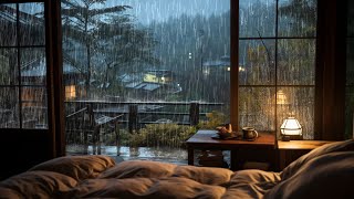 【4M】 Soothing Rain Sounds🌧️  Come in to the bed and close your eyes to feel the rain😴 [upl. by Dor]