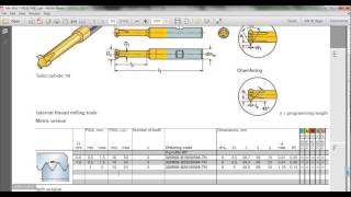 Thread Mill Tool creation in Edgecam [upl. by Isherwood]