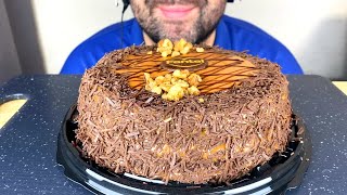 ASMR CHOCOLATE CAKE EATING SOUNDS MUKBANG EATING SHOW [upl. by Dombrowski]