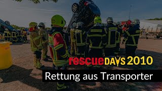 rescueDAYS 2010  Hermsdorf  Rettung aus Transporter [upl. by Ignatz]