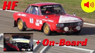 Lancia Fulvia HF 1600 Gr4  Action  OnBoard Camera [upl. by Novhaj]