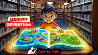 The Library Adventure  Kids Songs amp Nursery Rhymes  Preschool Education [upl. by Beane]