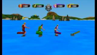 101 in 1 Sports Party Megamix  Swell Surfing  Nintendo Wii [upl. by Enimassej]