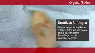 Decotric Crystal Finish – Kristall Effekt mit echten Glasperlen [upl. by Nixie]