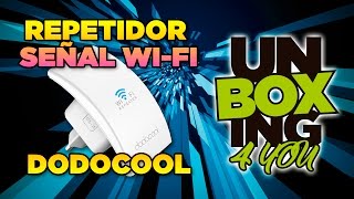 Repetidor  Amplificador de señal WiFi   DODOCOOL  Unboxing  Configuración [upl. by Grosz]