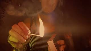 ASMR Match Striking amp Burning Sounds  Relaxing Fire Crackles for Sleep [upl. by Church]