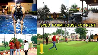 SYED FARM HOUSE FOR RENT IN SHAMSHABAD WEEKEND  SUMMER POOL [upl. by Onifur]