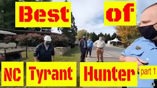 Best of NC Tyrant Hunter part 1 1st amendment audit [upl. by Preston]