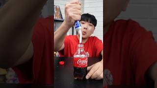 Funny video 😁 Putting toothpaste in cola is magic part2 lifehack shotrs [upl. by Kearney]