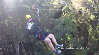 Kohala Zipline  Big Island Hawaii Ziplines [upl. by Alliuqa]