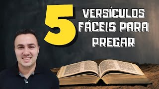 VERSÍCULOS FÁCEIS PARA PREGAR COM TEMA E COMO PREGAR [upl. by Line]