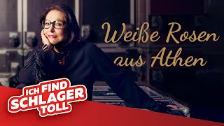 Nana Mouskuri  Weiße Rosen aus Athen Lyric Video [upl. by Eupheemia]