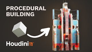 Houdini Tutorial Megastructure Generator  Procedural Modeling [upl. by Adilen]