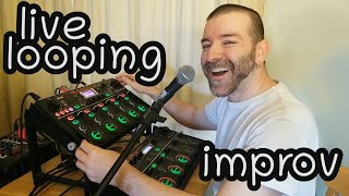 Live Looping amp Chill 😊 Wednesday hangout  improvised beats  only vocals  20240626 [upl. by Ecnaled225]