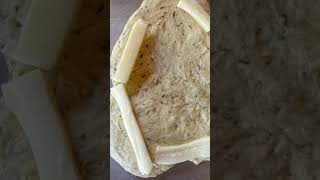 How To Make Stuffed Crust Pizza baking stuffedpizza ytshorts [upl. by Anizor]