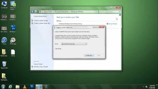 Create a Recovery Disc in Windows 7 [upl. by Kramlich]