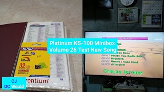 Platinum KS100 Minibox Volume 26 Test New Song [upl. by Tnomal300]