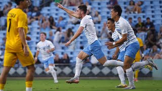 UNC Mens Soccer Tar Heels Blow Past ETSU 60 [upl. by Kowtko653]