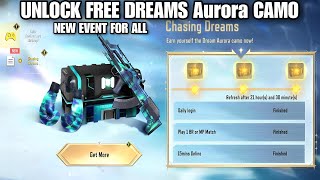 NEW How To Unlock Unlimited Free Dreams Aurora Camo Crates Chasing Dreams Event Cod mobile 2024 [upl. by Kimble]