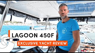 LAGOON 450F  The most popular flybridge catamaran EXCLUSIVE YACHT REVIEW [upl. by Aivatra392]