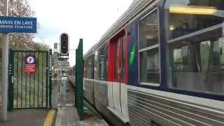 Z6400  Arrivée à la gare de Saint Germain en Laye Grande Ceinture sur la ligne L du Transilien [upl. by Enytsirhc891]