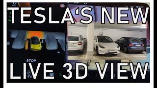 Teslas holiday update 2023  3D Vision in Park Assist [upl. by Suiramaj]