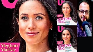 ENTIRE Face Is FAKE Meghans FAKE Photo on Us Weekly Magazine EXPOSED her UGLY Surgeries [upl. by Liahus786]