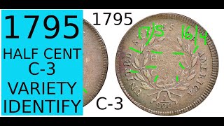 1795 Liberty Cap Half Cent C3 Identification Coinfacts  Land of Coins [upl. by Aynod]