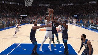 Knicks vs Timberwolves  NBA 2K25 Gameplay [upl. by Lauree483]