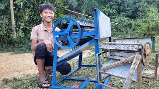 Repair and renew rice threshing machine neglected for 10 years [upl. by Lonier]