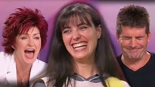 Funniest Audition EVER Sharon Osbourne amp Simon Cowell Cry With Laughter [upl. by Acile906]