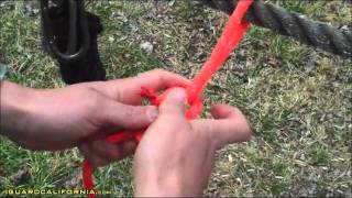 Army Ranger School Basics Knots  Re Routed Figure 8 11 [upl. by Allesig]