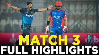 Full Highlights  Multan Sultans vs Karachi Kings  Match 3  HBL PSL 9  M2A1A [upl. by Kenn]