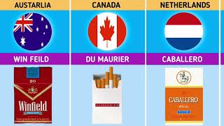 Cigarette Brands From Different Countries [upl. by Belden]