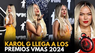 Karol G en la Alfombra Roja de los MTV Video Music Awards 2024 [upl. by Enahs348]