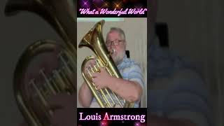 quotWhat a Wonderful Worldquot louisarmstrong euphonium melancholy jazz smooth cover 60smusic [upl. by Adnilg]