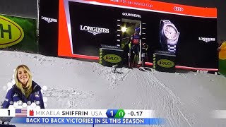 Mikaela Shiffrin  Slalom  Courchevel  RUN 2  2023 [upl. by Eey380]