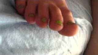 How to paint your toenails [upl. by Nelra]