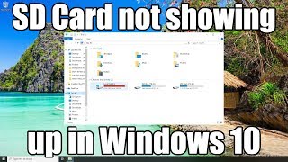 How to fix Micro SD Card not showing up in Devices and Drives Windows 10 [upl. by Koehler118]