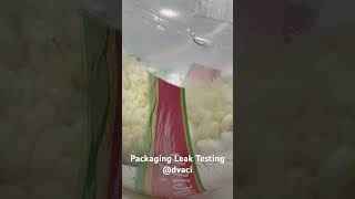 Packaging Leak Testing with Internal pressurization for vacuumpacked products Dvaci [upl. by Nediarb]