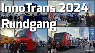 InnoTrans 2024  Rundgang über die Freifläche  Die Zukunft der Eisenbahn  Karlsruher Trainspotter [upl. by Rind979]