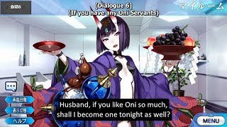 FateGrand Order Shuten Doujis Voice Lines with English Subs [upl. by Aiduan]