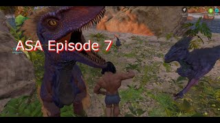 We get a surprise tame and get attacked by Raptors  Ark Survival Ascended E7 [upl. by Kaya930]