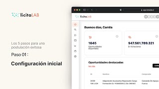 Los 5 pasos para una postulación exitosa Paso 01  Configuración inicial [upl. by Ardnuaek]